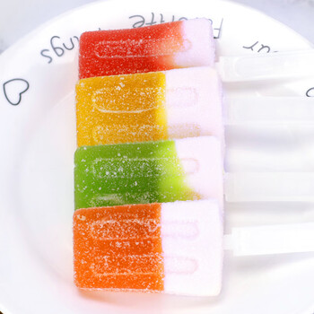 客家爱情冰淇淋棒棒糖果汁软糖儿童散装糖果维生素小零食果町幼儿园