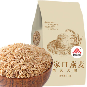 柴火大院 张家口燕麦 （燕麦仁 五谷杂粮 粗粮 杂粮  粥米搭档）1kg