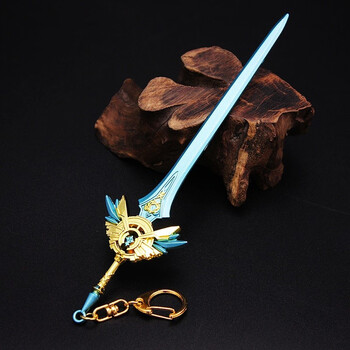 鸣人动漫原神周边五星单手剑艾尔海森裁叶萃光 17cm天空之刃