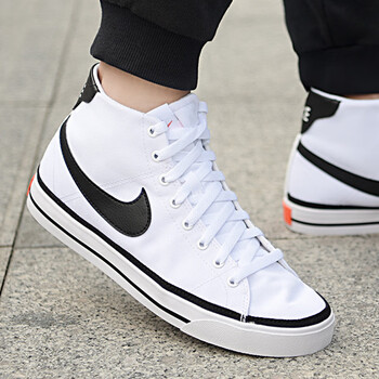 nike耐克官方舰店小白鞋男鞋2022夏季新款中帮透气运动鞋耐磨帆布鞋