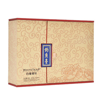 钓鱼台白茶福鼎茶叶陈年白毫银针老白茶精致礼盒装礼品茶 白毫银针