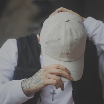 【品牌特价】noah高版本现货noah帽子美式日系高街十字架小标软顶