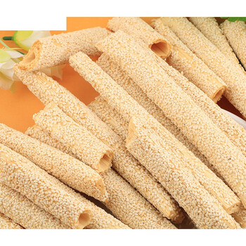 纯手工空心白芝麻糖酥糖芝麻棒杆棍条麦芽糖老式河南特产零食散装