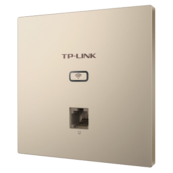 普联（TP-LINK）86型入墙面板AP 无线WIFI面板百兆千兆家用 企业级 TL-AP450I-PoE 薄款米兰金