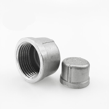 不锈钢管帽闷盖 不锈钢内丝堵头 丝扣管堵 pt  rc  r  bspt dn25 1"(1