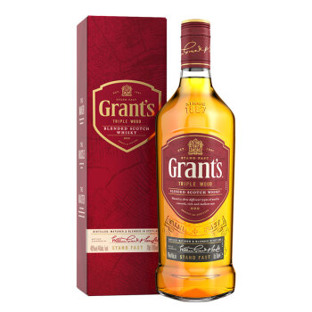 格兰（Grant's）洋酒 格兰威 三桶陈酿苏格兰威士忌700ml