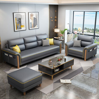 盎梓布艺沙发2023新款北欧简约科技布沙发客厅小户型租房公寓三人位