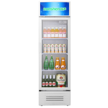 容声(ronshen) 280升 冰柜商用展示柜 立式冷藏冷柜 饮料保鲜柜 玻璃