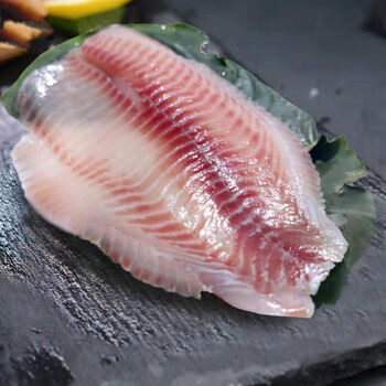 去骨无刺冷冻鲷鱼片生鱼片火锅鱼片生鲜罗非鱼健康宝宝150g单片平均