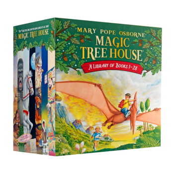 神奇树屋英文原版经典版Magic Tree House 进口原版章节书28册套装小学
