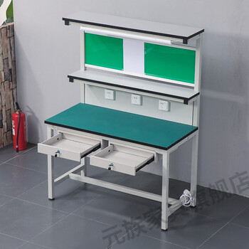 定制工作台带灯装配操作台流水线维修桌检验桌验台车间桌子 120*60*75