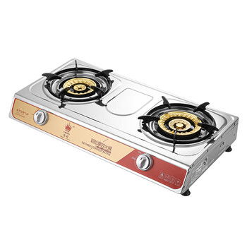 皇冠牌大火力煤气灶双灶台式煤气罐燃气灶家用猛火旺液化气炉 e662大