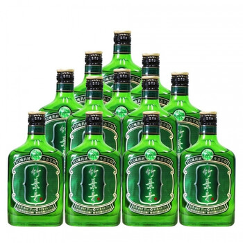 山西竹叶青酒 杏花村竹叶青38度露酒 125ml小瓶冰饮酒 6瓶装