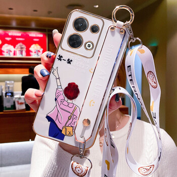 dioedfopporeno8手机壳reno8pro腕带reno8pro保护硅胶套5g网红女孩