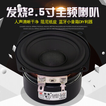 维诺亚莞音2 5寸全频hifi喇叭音响diy蓝牙音箱单元高保真人声乐器犀利黑色4欧 图片价格品牌报价 京东