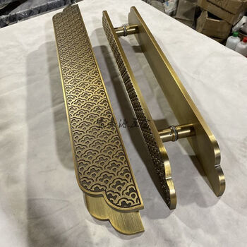 oemg中式大门拉手木门把手玻璃门拉手仿古铜大门扶手推拉门酒店双开门