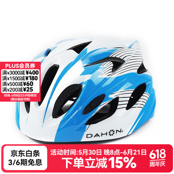大行（DAHON） 自行车头盔青少年男女学生骑行头盔轮滑安全护具 浅蓝色