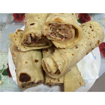 德祥隆1个饼卷 卷好的 枣强大饼卷肉 4两饼 1.5两肉 速食方便 拍6个