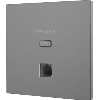 TP-LINK无线AP面板wifi5百兆家用企业级86型入墙壁式路由器单频POE TL-AP1202I-POE薄款深空银（方）