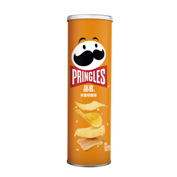 品客（Pringles）薯片濃香奶酪味110g 休閑零食膨化食品