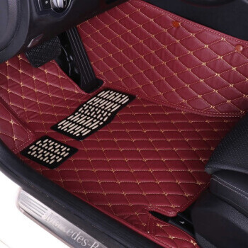 驾驶单片汽车脚垫全包围宝马5系525li530li宝马3系320lix1x3x5酒红色