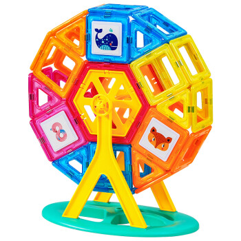 磁力片儿童启智磁铁百变拼图补充宝宝强磁吸铁石贴拼装积木棒玩具