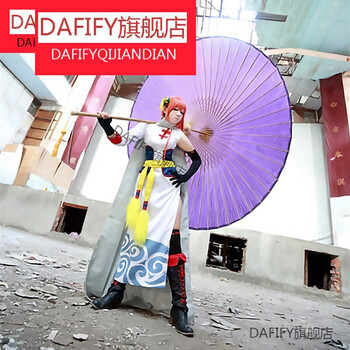 全套动漫银魂神乐剧场版cosply未来神乐旗袍cos服cosplay服装女cos女靴37码 红鞋带均码 图片价格品牌报价 京东