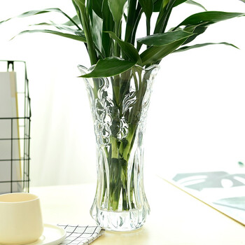 透明玻璃透明加厚花瓶摆件客厅插花花瓶干花富贵竹百合花瓶欧式餐桌水培花瓶25 八瓣 梅花 图片价格品牌报价 京东