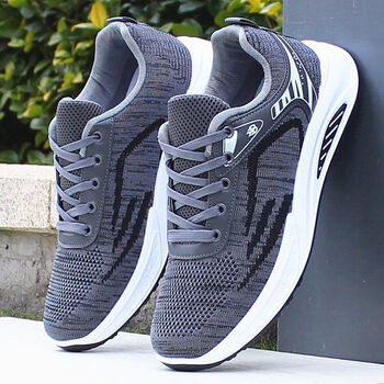 李宁舒适同类型款夏季男鞋轻便跑步鞋薄款透气网鞋软底防滑防臭运动鞋