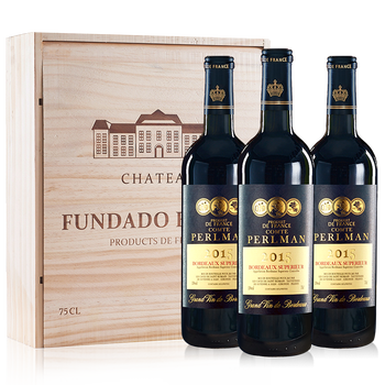 超级波尔多/bordeaux superieur aoc法国红酒礼盒原瓶进口干红葡萄酒