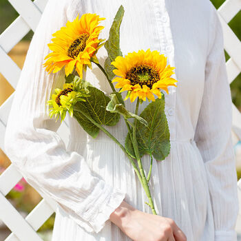 仿真花向日葵仿真花束摆件干花手捧假花客厅落地装饰电视柜餐桌插花