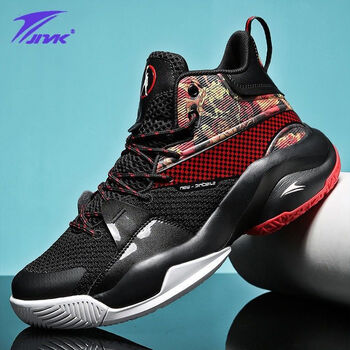 金莱克空袭7篮球鞋男防滑磨冬季实战学生运动鞋aj球鞋 黑色 42