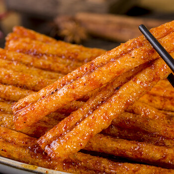 麻辣双胞胎辣条138克大包面筋素牛筋儿时怀旧爆辣辣条湖南特产校园