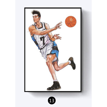 装饰画无框画寝室樱木花道挂画流川枫三井寿卧室海报壁画 仙道妙传 50