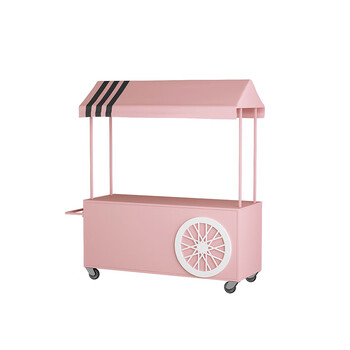 小推车夜市摆摊 餐车地摊花车摆摊小推车夜市促销车铁艺售货车户外