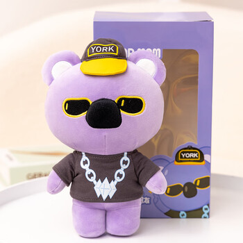 布娃娃女生睡觉抱可爱卡通红鼻子熊公仔儿童玩偶生日礼物送女友情人节