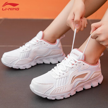 李宁女鞋运动鞋女春秋款小白鞋潮流时尚百搭运动户外减震耐磨跑步鞋
