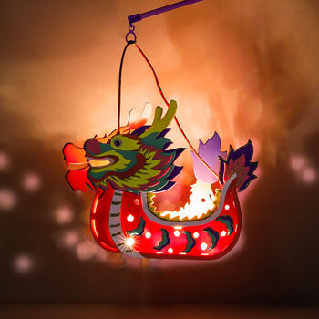 纸魔方男孩立体端午节礼物儿童手工diy玩具材料包端午节创意龙舟拼装