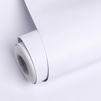 房间布置墙纸自粘卧室少女心粉色墙面装饰壁纸网红墙贴纸10米 纯白色