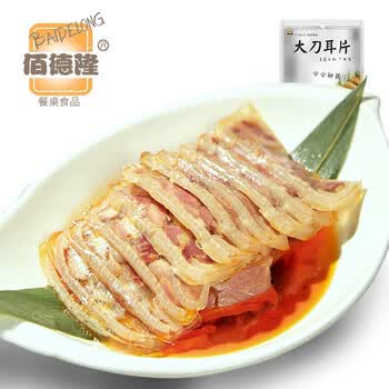 佰德隆 酱大刀耳片猪耳朵头肉猪头肉皮冻即熟食下酒菜饭凉拌菜 260克