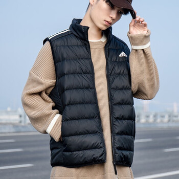 阿迪达斯（adidas） 羽绒背心冬季新款男子防寒保暖马甲连帽防风羽绒服BQ2006 GT9208 175/96A/M