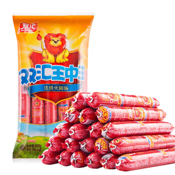 双汇王中王火腿肠香肠 50g*10支 休闲零食 即食火腿肠 露营 出游烧烤