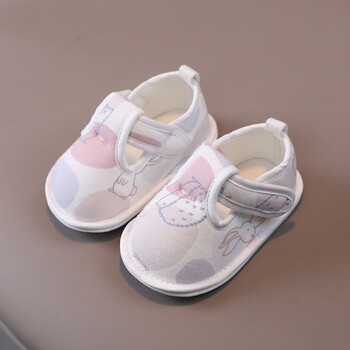 staycation婴儿鞋男女宝宝软底布鞋步前鞋春秋季护脚不掉鞋可爱1岁79