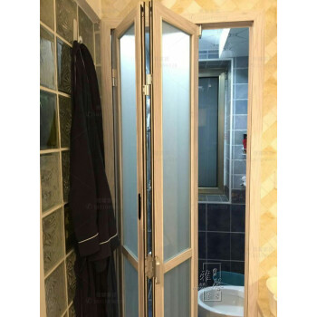 卫生间折叠门无下轨铝镁钛合金厨房厕所卫浴门洗手间折叠门水其它