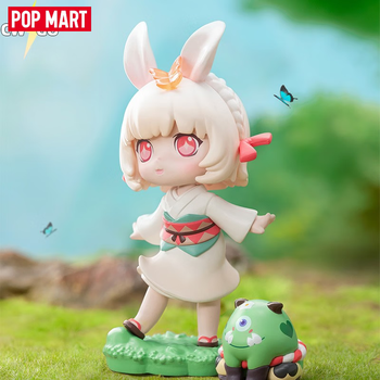 泡泡玛特popmart阴阳师联名手办潮玩盲盒指定确认款游戏周边摆件山兔