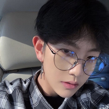 喜圣多新品装饰眼镜男痞帅眼镜男防蓝光潮个性文艺日系网红细框平光镜