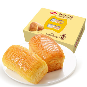 达利园 酥丝面包23枚920g 手撕口袋蛋糕点心 营养早餐代餐 休闲零食