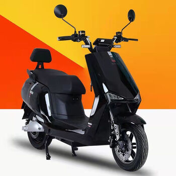 2022新款电动车成人男女电瓶车国标72v两轮外卖n9电摩踏板车 雅玛黑