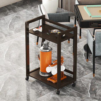 竹优家(zhuyoujia)麻将桌茶几茶水架麻将机边茶几棋牌室专用茶几架