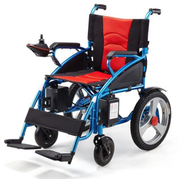 央科电动轮椅车可折叠轻便老人轮椅车全躺老年残疾人自动智能四轮20安